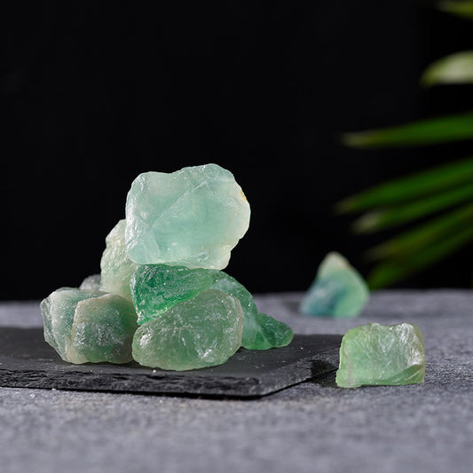 Green Fluorite Crystal